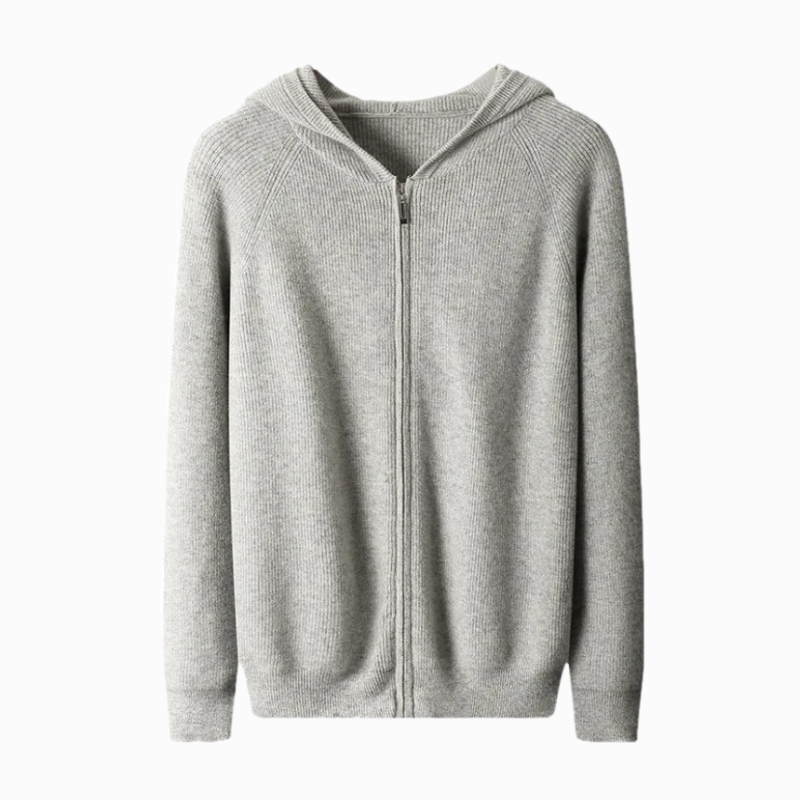 ZIPPER CARDIGAN