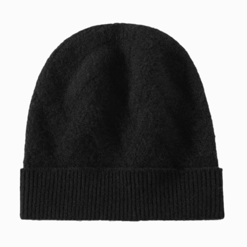 SVART CASHMERE MÖSSA