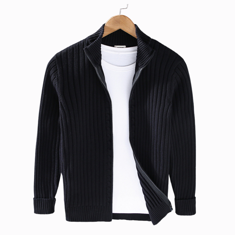 ZIPPER STICKAD TRÖJA