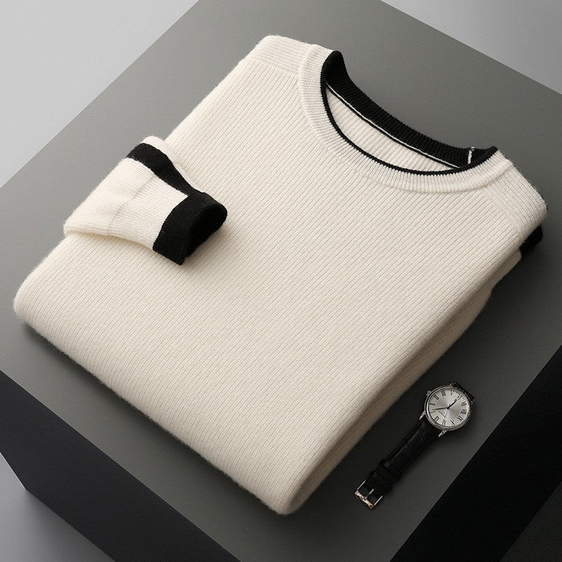 STICKAD CREW-NECK TRÖJA